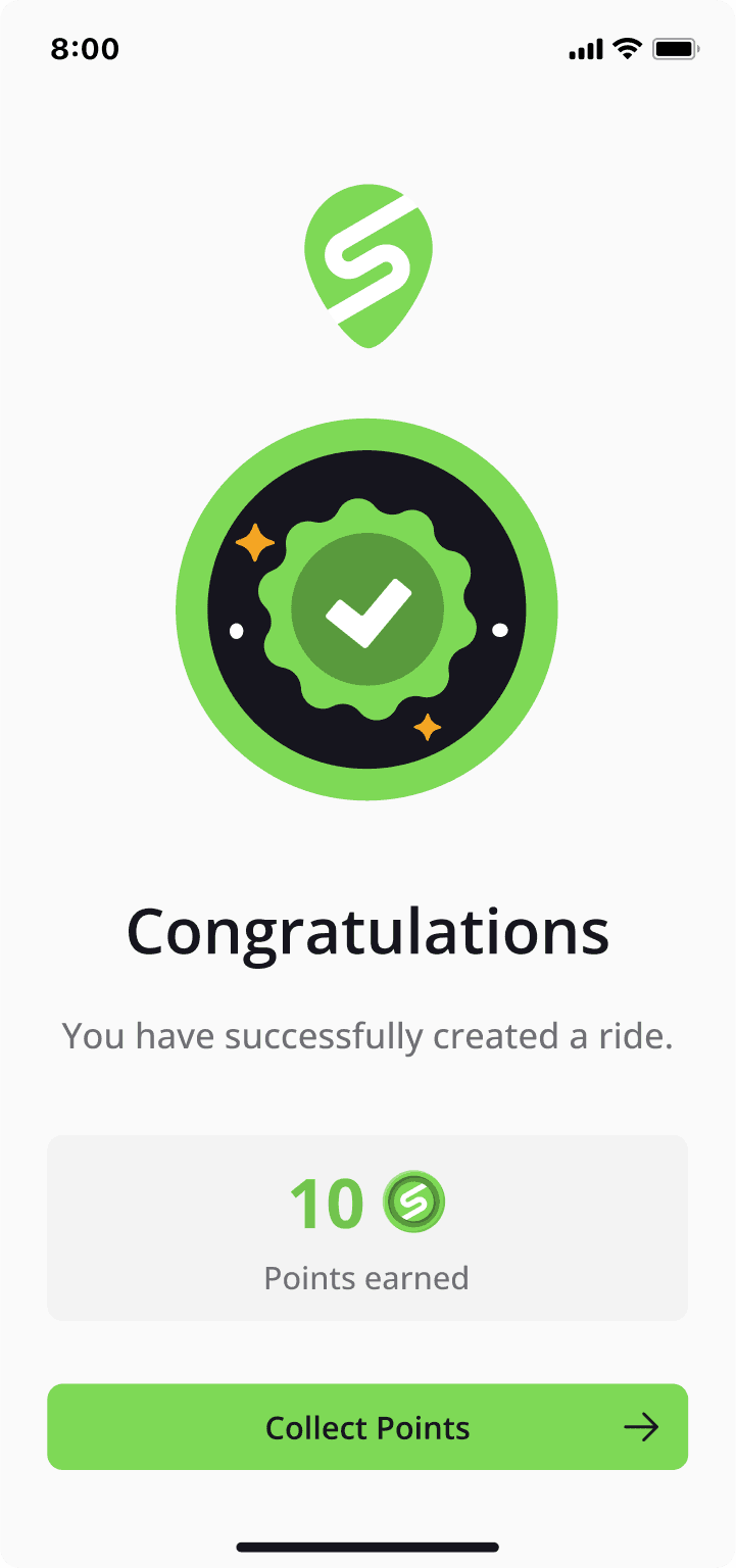 Visual result